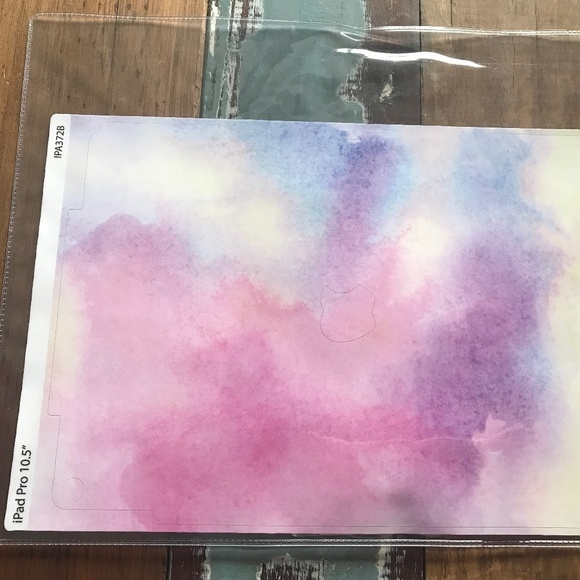 🌺 Host Pick !! 🌺 iPad/iPad Pro 10.5 Pastel Watercolor Skin Cover (vinyl) - Picture 2 of 5